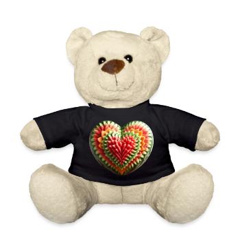 Ein Melonenherz - Teddy - Schwarz - Vorne