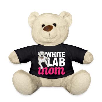 Labrador Retriever blanc Labrador Labrador blanc - Nounours - noir - Devant