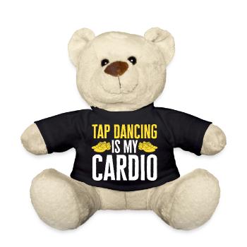 Professeur de claquettes Danseuse de claquettes Claquettes - Nounours - noir - Devant