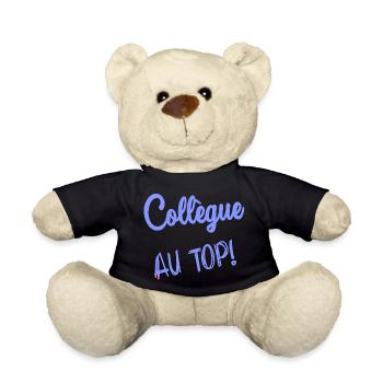COLLEGUE. DEPART. RETRAITE. EMPLOI. HUMOUR - Nounours - noir - Devant