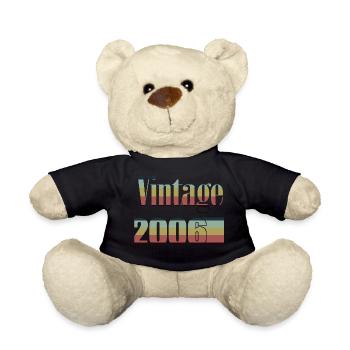 2006 Birthday 2006 Born in 2006 Birthday - Teddy Bear - black - Front