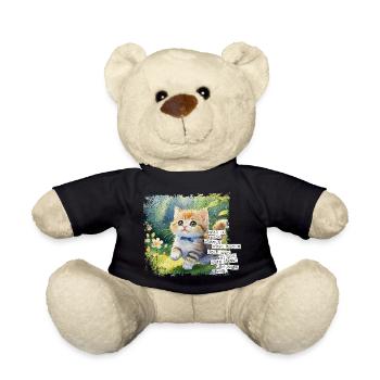 Was Du hast können viele haben - Cat - Teddy - Schwarz - Vorne