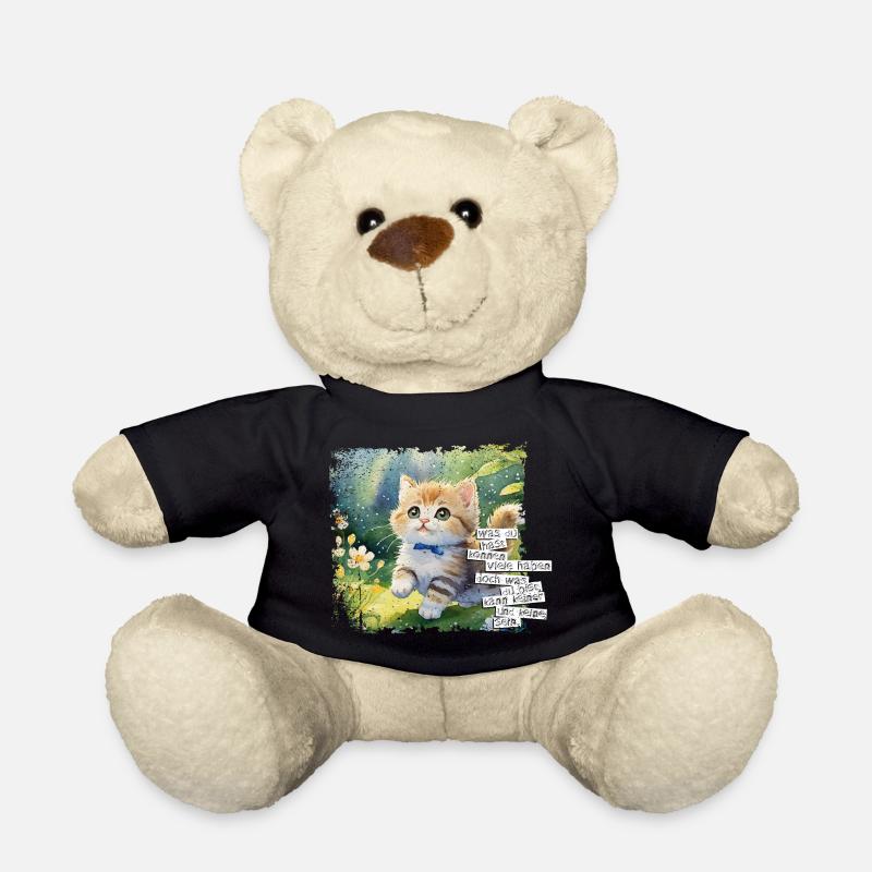 Was Du hast können viele haben - Cat - Teddy - Schwarz