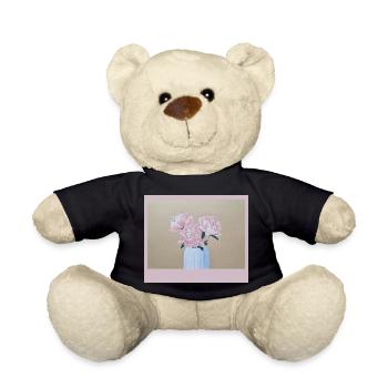 240608 Peonies 4 - Teddy Bear - black - Front