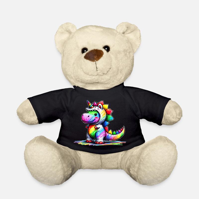 Licorne Dino - Nounours - noir