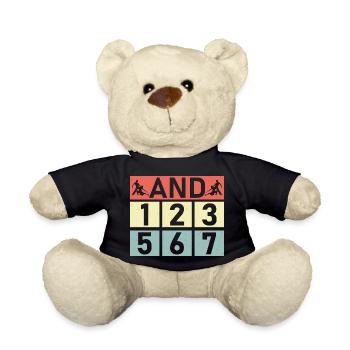 And 123 567 Salsa Dance Latin Music - Teddy - Schwarz - Vorne
