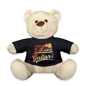 Guitar Love - Teddy Bear - black - Front
