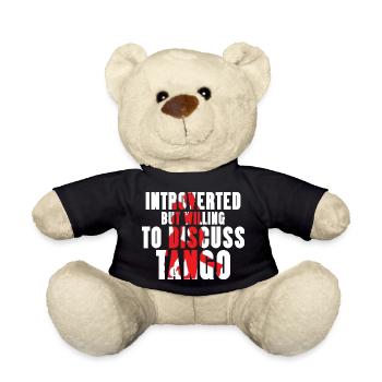 Introverti mais prêt à discuter de Tango Dance Lat - Nounours - noir - Devant