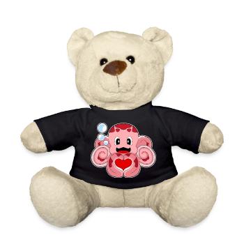 Cœur de pieuvre - Nounours - noir - Devant