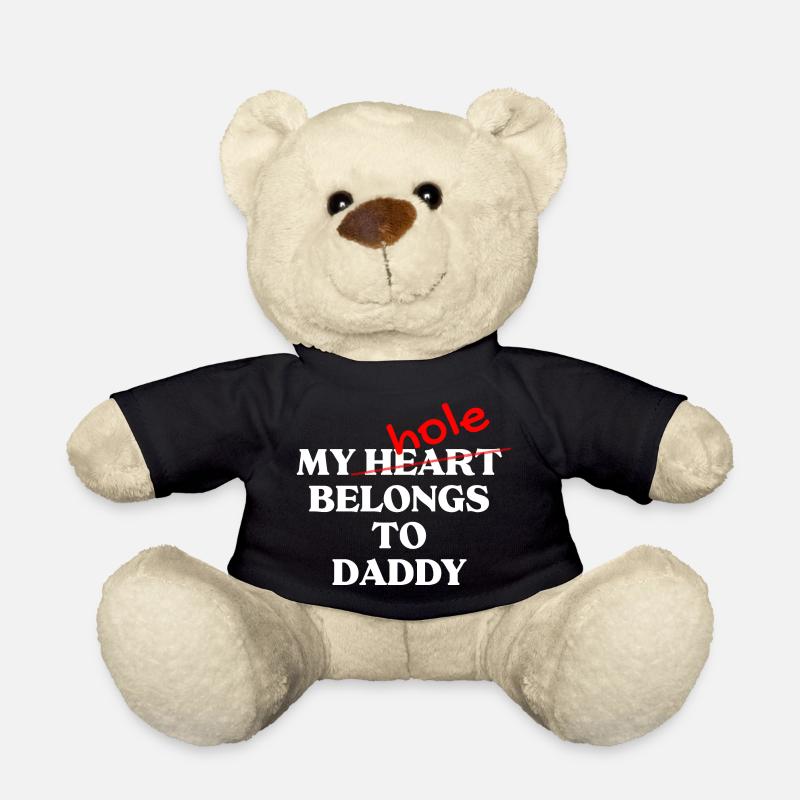 Lustiger schwuler Slogan - Teddy - Schwarz