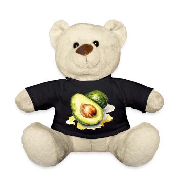 Avocado 2 - Teddy Bear - black - Front