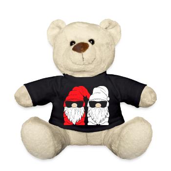 Doppel Santa Gnome Sonnenbrille - Teddy - Schwarz - Vorne