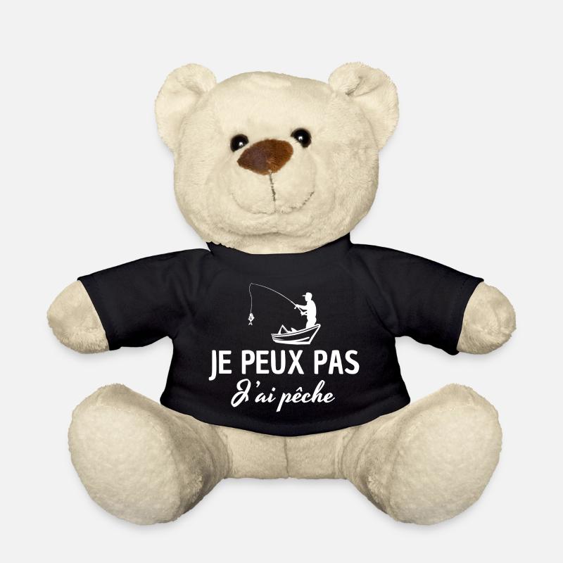 je peux pas j'ai pêche - Nounours - noir
