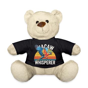 Conception d’amoureux des perroquets - Nounours - noir - Devant