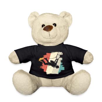 Adventures in the Sky - Teddy Bear - black - Front