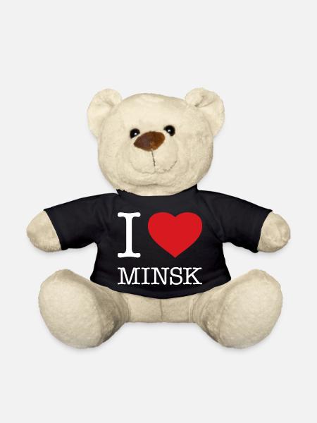 I LOVE MINSK - Teddy - Schwarz