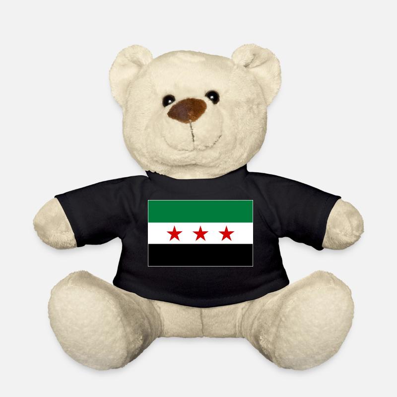 Syrien Flagge - Teddy - Schwarz