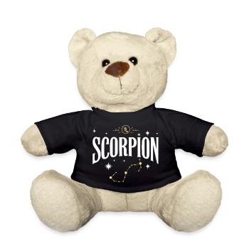 Signe astro scorpion - Nounours - noir - Devant