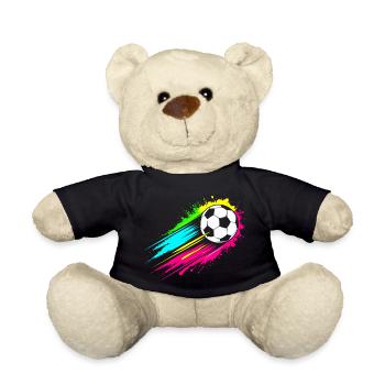 Fußball - Teddy - Schwarz - Vorne