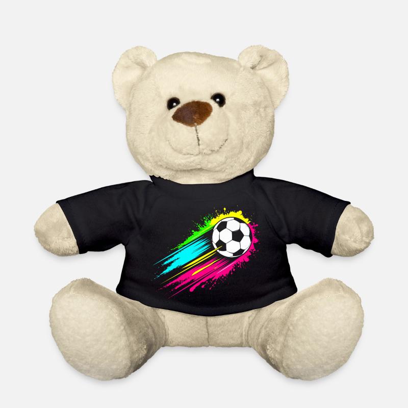 Fußball - Teddy - Schwarz