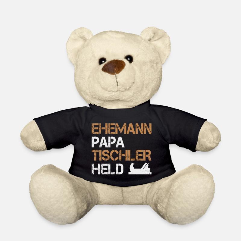 Ehemann Papa Tischler Held Holzarbeiter Handwerker - Teddy - Schwarz