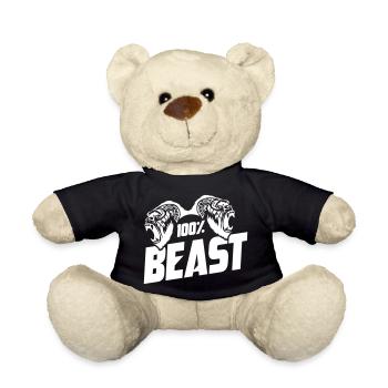 Gorilla Beast Motivation - Teddy - Schwarz - Vorne