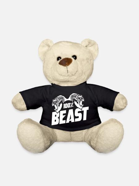 Gorilla Beast Motivation - Teddy - Schwarz