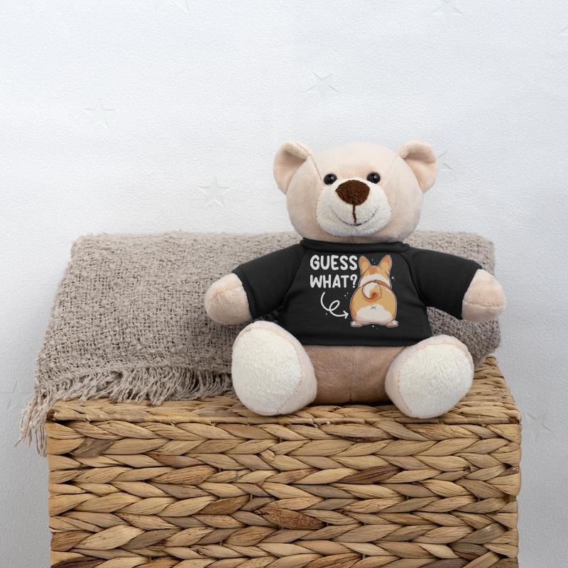 Guess what Corgi Butt Spruch Teddy
