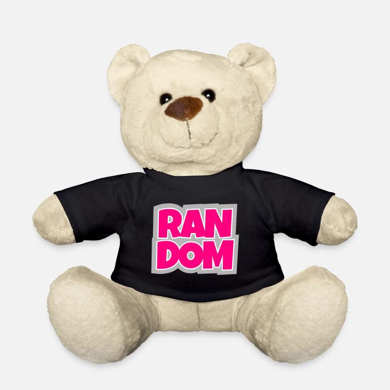 Random - chaotic and absolutely trendy. - Teddy Bear - black