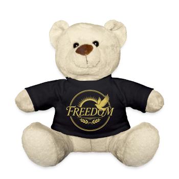 Design d’oiseau Liberty avec rayons de soleil - Nounours - noir - Devant
