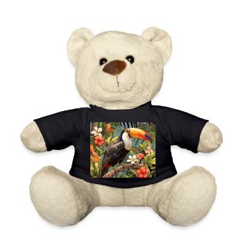 Toucans Toucan - Teddy Bear - black - Front