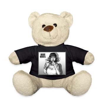 KEEP_QUIET - Nounours - noir - Devant