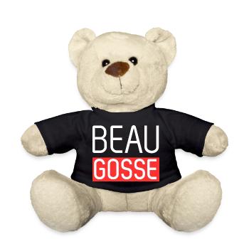 Handsome Men's Gift Humor Original Funny Birthd - Teddy Bear - black - Front