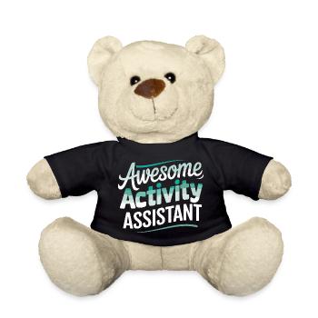 Awesome Activity Assistant Design for Anyone Who - Teddy Bear - black - Front