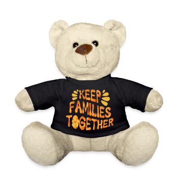 Menschlichkeit Equality Keep Families Together - Teddy - Schwarz - Vorne