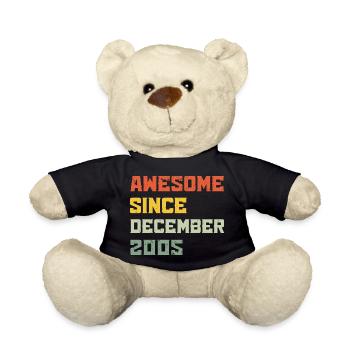 2005 Décembre Cadeau d’anniversaire Vintage Rétro - Nounours - noir - Devant