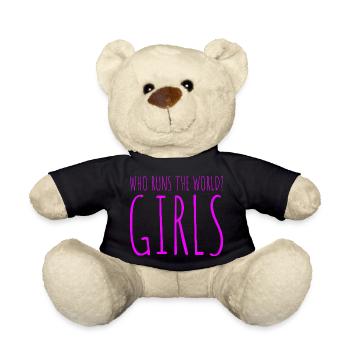 Les femmes : le pouvoir qui dirige le monde, les filles, les filles : la fille - Nounours - noir - Devant