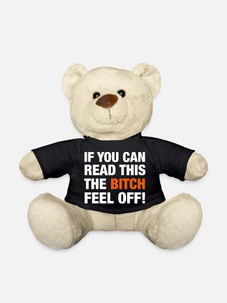 Motorcyclist Passenger - Teddy Bear - black