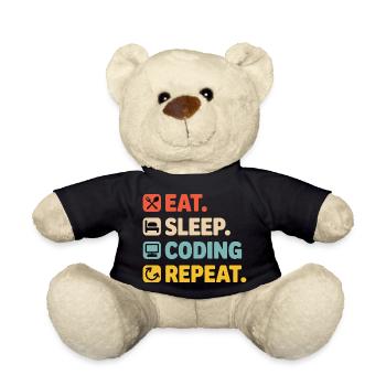 L’humour de la vie du programmeur pour les programmeurs - Nounours - noir - Devant