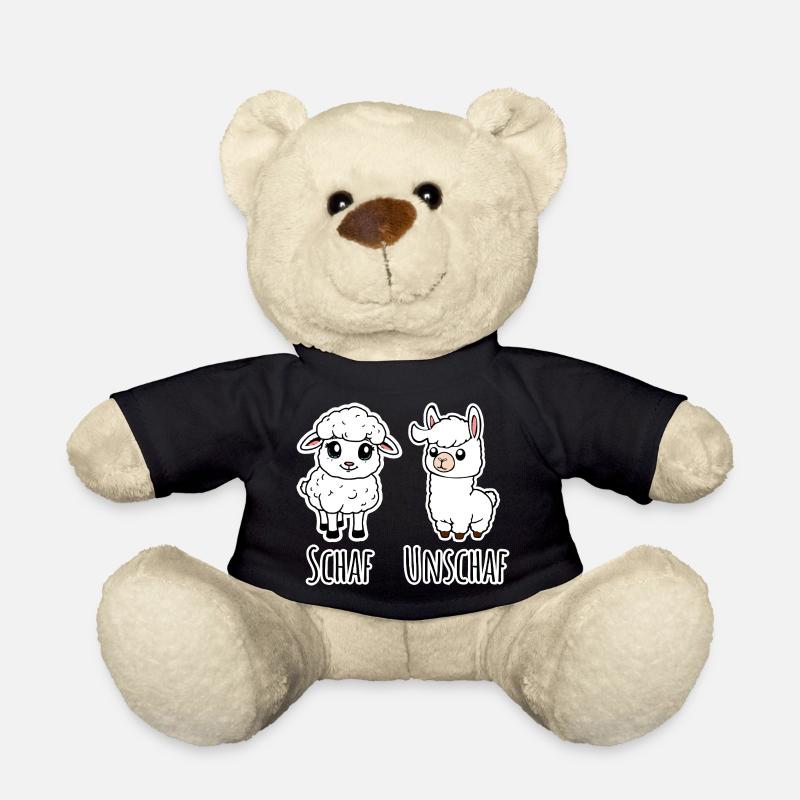 Moutons et pas moutons (Unsheep) - Lama pas moutons - Nounours - noir