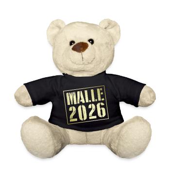 Malle 2026 - Teddy Bear - black - Front