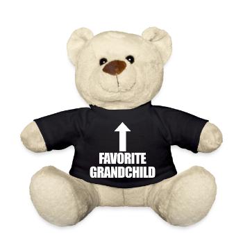 Petit-enfant préféré - Nounours - noir - Devant