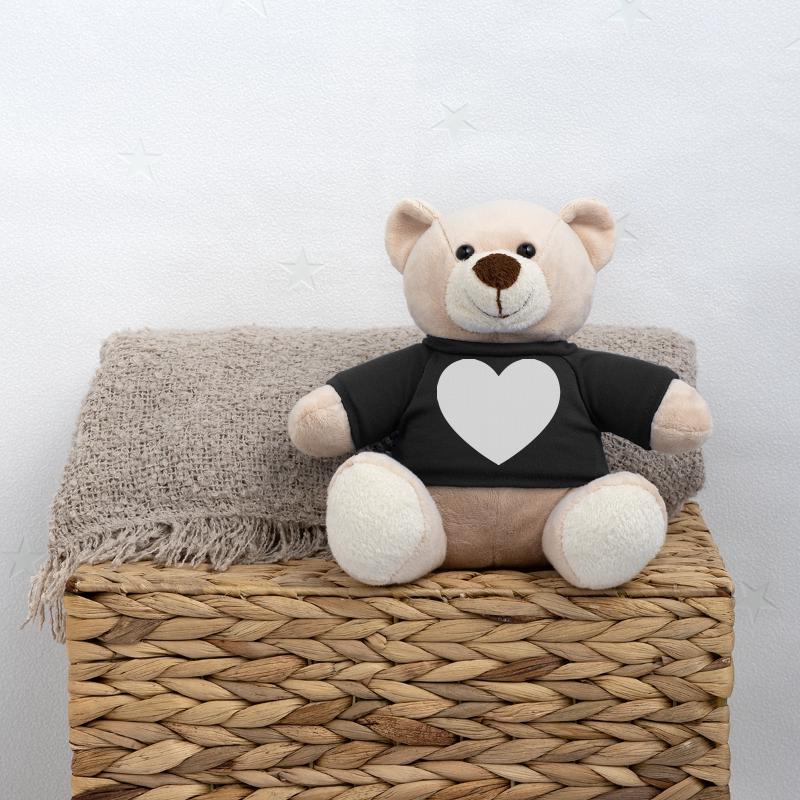 weißes Herz weiß Geschenk Valentinstag Teddy