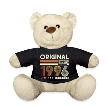 Original 1996 Vintage 30. Geburtstag Geschenk - Teddy - Schwarz - Vorne