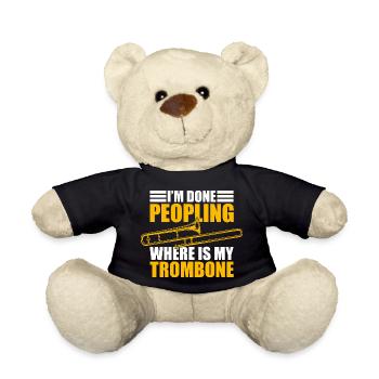 Done peopling Posaune Posaunenspieler Posaunist - Teddy - Schwarz - Vorne