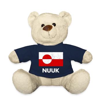 Greenland Flag - Nuuk - Grönland - Denmark Danmark - Teddy - French Navy - Vorne