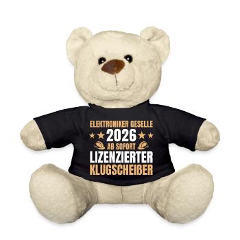 Electronics Technician Journeyman 2026 Completed Training - Teddy Bear - black - Front