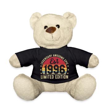 30th Anniversary - Vintage Gift 1996 - Teddy Bear - black - Front