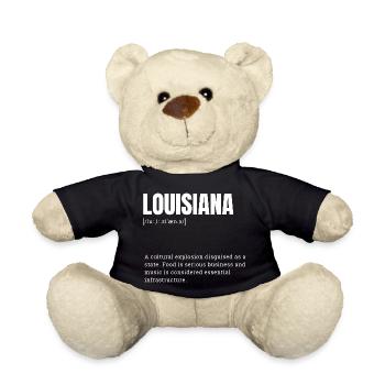 Chemise de l’Explosion Culturelle de Louisiane - Nounours - noir - Devant