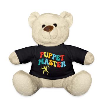 Puppet Master : Silhouette colorée de balançoire - Nounours - noir - Devant